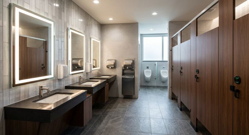 Office Restroom Renovation in Denver County, CO