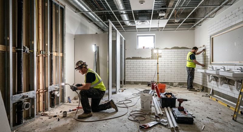 Office Restroom Renovation in North Charleston, SC